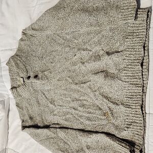 LL Bean Sweater Pullover Size L Color Gray